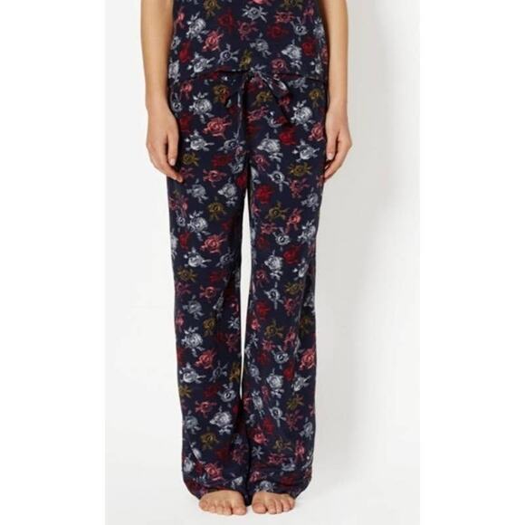 Equipment Avery Pajama Pant in Peacoat Multi Floral - Picture 1 of 7